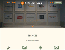 Tablet Screenshot of bighelpers.com